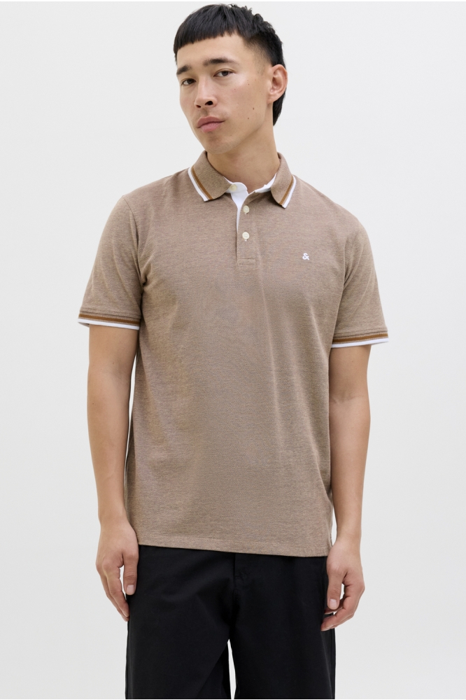JJEPAULOS POLO SS NOOS 12136668 CURRY/PLAY